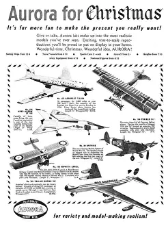 Kits: Aurora Model Aircraft Kits 1960