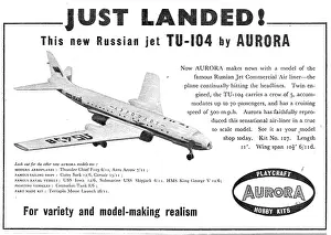 Playcraft: Aurora Model Aircraft Kits TU-104