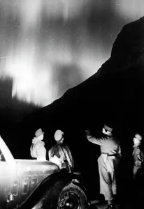Observe: Aurora polaris in Norway, 1944