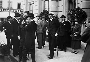 Austen: Austen Chamberlain at a meeting of the League of Nations
