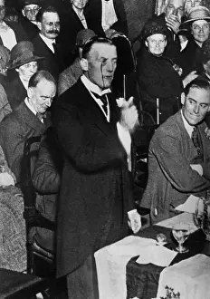 Austen: Austen Chamberlain during a speech, 1924
