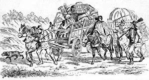 Prospector: Australia, settler trek, contemporary image