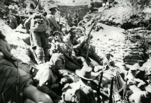 Gallipoli: Australian troops, Quinn's Post, Gallipoli, Turkey, WW1
