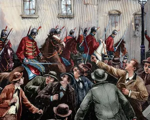Mutiny: Austria 19th century. Labour movement