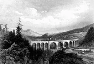 Semmering: Austria, railway, Semmeringbahn, built: 1848