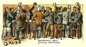 Booze: Austria, Vienna, 1898, students fraternity
