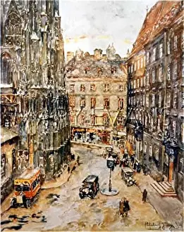 Stephansplatz: AUSTRIA/VIENNA 1930S