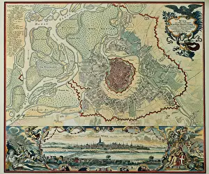 1720: Austria. Vienna. Plan, 1720