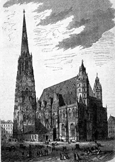 Sacral: Austria, Vienna, St. Stephen's cathedral, wood