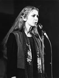Stadthalle: Austrian actress and singer Erika Pluhar 1982