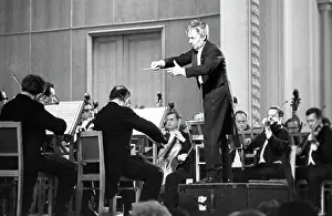 Philharmonic: Austrian conductor Herbert von Karajan, 1969