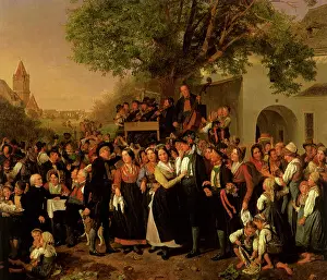 Waldmuller: Austrian Farmer's Wedding