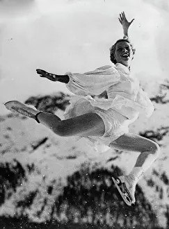Brunner: The Austrian figure skater Melitta