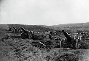 Weaponry: Austrian howitzers in the Carpathian Mountains, 1915