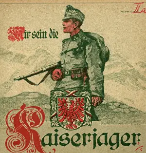 Jager: Austrian Kaiserjaeger soldier, WW1