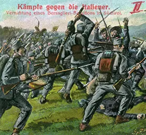Jager: Austrian Kaiserjaeger soldiers, WW1