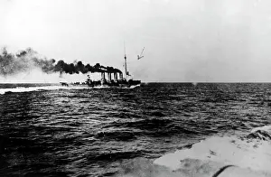 Novara: Austrian light cruiser SMS Novara, 1917