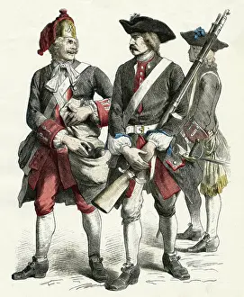 1710s: Austrian officers 1710