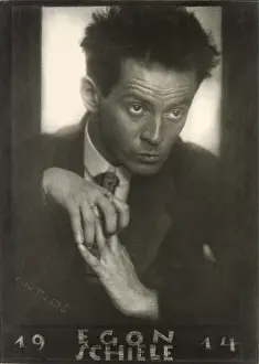 Schiele: Austrian painter Egon Schiele - 1914