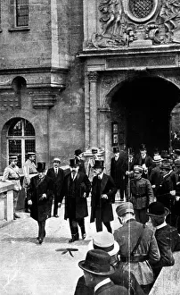 Democrat: Austrian Peeace Delegation in St. Germain, 1919