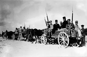 Austrian prisoners are transported, 1914