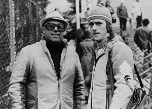 Isel: The Austrian ski jumpers Sepp Bradl (left) and Toni