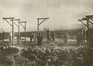 Lcgr1702: Austrian soldiers executing Serbian civilians by