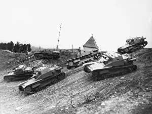 Manoeuvers: Austrian tanks - Anschluss
