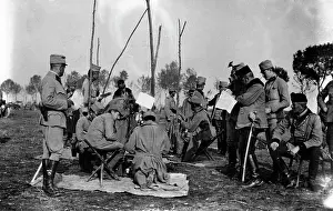 Telecommunication: Austrian troops at the Eastern front, 1914