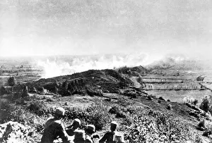 Piave: Austrian troops on the Piave, 1918