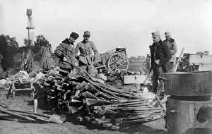 Weaponry: Austrian war booty in Galicia, 1915