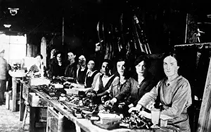 Austrians: Austrian women at work, 1917