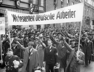Anhalter: Austrian workers on a KdF trip in Berlin, 1938