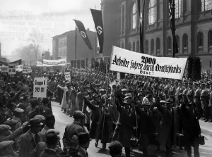 Quarters: Austrian workers on a KdF trip in Berlin, 1938