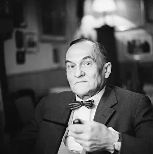 Doderer: Austrian writer Heimito von Doderer. 1966. Photograph