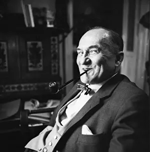 Doderer: Austrian writer Heimito von Doderer. 1966. Photograph
