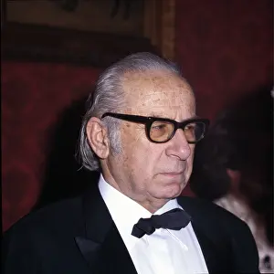 Intellectuals: Austrina author Hans Weigel. Photograph. Circa
