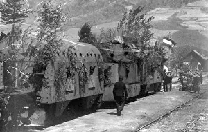 Railroading: Austro-Hungarian armored train, 1915