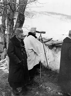 Monitoring: Austro-Hungarian artillery observation post in the Carpathi
