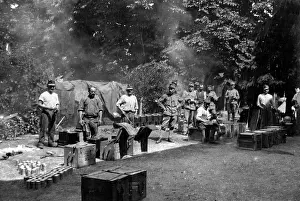 Conserves: Austro-Hungarian field kitchen in Gorizia, 1916