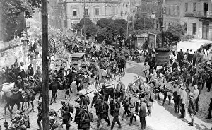 Lasted: Austro-Hungarian and German Troops enter Przemysl, 1914