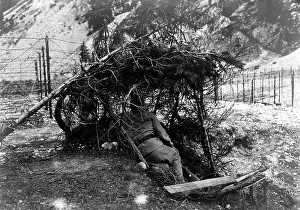 K.u.k: Austro-Hungarian listening post at the Eastern front, 1915