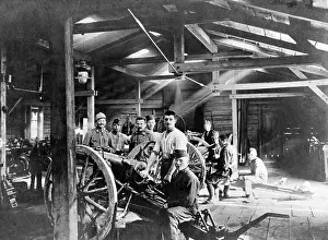 Austrians: Austro-Hungarian reparation workshop, 1917
