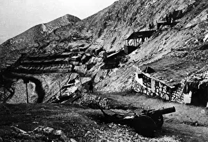 Dugouts: Austro-Hungarian shelters, 1917