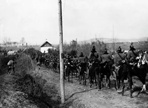 Uhlans: Austro-Hungarian uhlans on the march, 1915