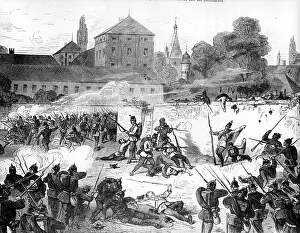 Aschaffenburg: Austro-Prussian War 1866, skirmish at Aschaffenburg