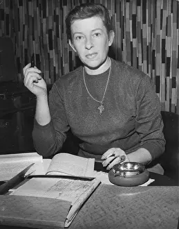 Ebner: Author Jeannie Ebner. Austria. Photograph. February