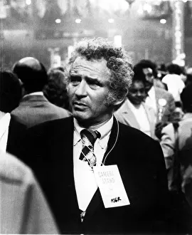 Mailer: Author Norman Mailer at a political convention ?