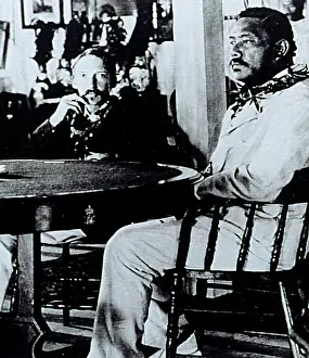 Kalakaua: Author ROBERT LOUIS STEVENSON with DAVID ?