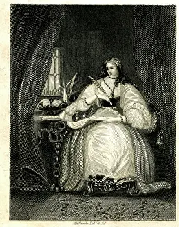 Footstool: The Authoress